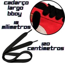 Cadarço BBOY 120cm Largo Grosso 18mm PRETO Estilo e Resistência para Tênis sapatos mochilas Sacolas Capuz Cadarço BBOY 120cm Largo Grosso 18mm PRETO Estilo e Resistência para Tênis sapatos mochilas Sacolas Capuz