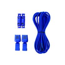 Cadarço Elástico HUPI LACES Azul Liso Cadarço Elástico HUPI LACES Azul Liso