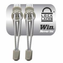 Cadarço Elastico Lock Laces Cinza Cadarço Elastico Lock Laces Cinza