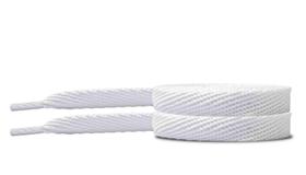 cadarço para tênis branco chato poliester 120cm