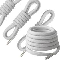Cadarço Redondo CINZA CLARO R9 Roliço 130cm para substituir cadarços de tênis, botas ou sapatos casuais ajustar capuzes de moletons, jaquetas e blusas Cadarço Redondo CINZA CLARO R9 Roliço 130cm para substituir cadarços de tênis, botas ou sapatos casuais ajustar capuzes de moletons, jaquetas e blusas