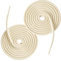 Cadarço Redondo CREME R5 Roliço 130cm para substituir cadarços de tênis, botas ou sapatos casuais Cadarço Redondo CREME R5 Roliço 130cm para substituir cadarços de tênis, botas ou sapatos casuais