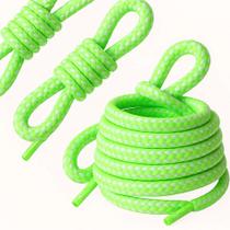 Cadarço Redondo VERDE LIMÃO R21 Roliço 130cm para mochilas, bolsas ou sacolas esportivas, servindo como alça ou fechamento