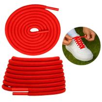 Cadarço Redondo VERMELHO R26 Roliço 130cm para projetos de artesanato, decoração e customização criativa