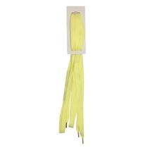Cadarço Tênis Tradicional Poliéster Unisex Amarelo Claro 33 ao 46