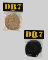 Cadarços Dr7 Street Kit com 2 Unidades Fat Lace - Preto / Bege