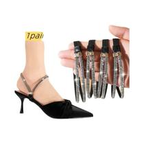 Cadarços Elásticos Ajustáveis De Dupla Função Para Sapatos De Salto Alto E Sandálias Luxo Leve