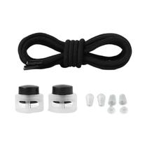 Cadarços Elásticos Com Fecho De Pressão Em 26 Cores Para Crianças, Unissex, Cadarço Redondo Fixo, 1