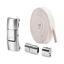 Cadarços Elásticos de 8mm com Trava - Sem Amarrar - Para Tênis