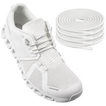 Cadarços Elásticos Endoto para ON Cloud 5 (22cm) - Sem Amarração - Brancos