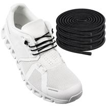 Cadarços Elásticos Endoto para ON Cloud 5 - Sem Nó - 26cm - Pretos