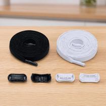 Cadarços Elásticos Inteligentes Anti Desamarrar Sistema De Pressão Para Calçado Infantil Adulto Kit Cadarços Elásticos Inteligentes Anti Desamarrar Sistema De Pressão Para Calçado Infantil Adulto Kit