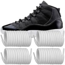 Cadarços Endoto para Air Jordan 11 Replacement 40 cm brancos