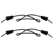 Cadarços Endoto para cordas elásticas Hey Dude, pretas, tamanho 30 cm Cadarços Endoto para cordas elásticas Hey Dude, pretas, tamanho 30 cm