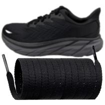 Cadarços Endoto para tênis de corrida HOKA ONE ONE pretos 100% poliéster Cadarços Endoto para tênis de corrida HOKA ONE ONE pretos 100% poliéster