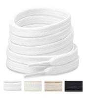 Cadarços Handshop Wide Flat Athletic 8 mm 100 cm brancos (2 pares) Cadarços Handshop Wide Flat Athletic 8 mm 100 cm brancos (2 pares)