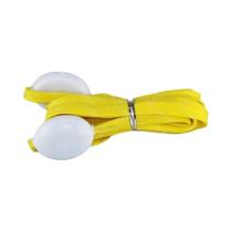 Cadarços LED Que Brilham No Escuro 2 Peças Redondos Com Luz Flash Sem Amarração Cadarços Preguiçosos