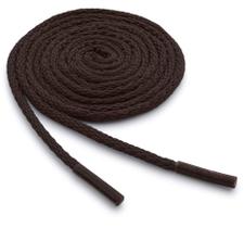Cadarços OrthoStep, encerado, muito fino, redondo, marrom, 76 cm, 2 pares Cadarços OrthoStep, encerado, muito fino, redondo, marrom, 76 cm, 2 pares