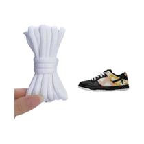 Cadarços Ovais Para Tênis, Sapatos De Corrida E Botas, Par De Cadarços Meio Redondos