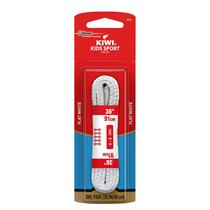 Cadarços para sapatos KIWI Athletic White, 36 cm, fibra sintética, 1 unidade