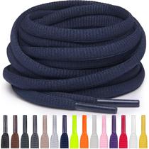 Cadarços para sapatos Miscly Oval Athletic azul marinho 137 cm (54 pol.)