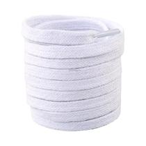 Cadarços Planos De Algodão Branco, Preto E Bege Para Tênis De Lona, Homens E Mulheres, Cadarços