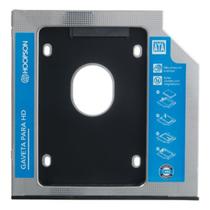 Caddy 9,5mm Notebook Suporte P/ 2º Hd Ssd Sata 2.5