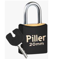 Cadeado 20mm Preto - Piller Cadeado 20mm Preto - Piller