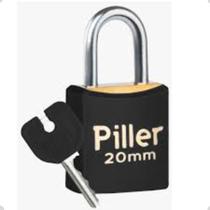 Cadeado 20mm Preto Piller