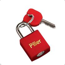 Cadeado 20mm Vermelho Piller Cadeado 20mm Vermelho Piller