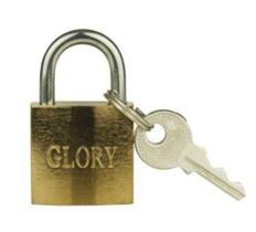 Cadeado 25mm 4,5x2,5cm Pequeno Glory - Trioplast