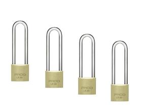 Cadeado 30/75mm Pado Haste Longa Kit 4 Peças Mesmos Segredos Cadeado 30/75mm Pado Haste Longa Kit 4 Peças Mesmos Segredos