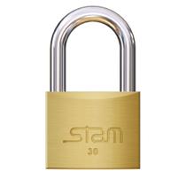 Cadeado 30mm de Latão Maciço - 312 - STAM Cadeado 30mm de Latão Maciço - 312 - STAM