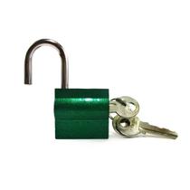 Cadeado 30mm Verde 3 Chaves Simples 30mm Verde Shenling Padloc