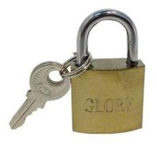 Cadeado 32mm 5x3cm Médio Glory - Trioplast