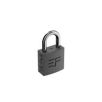 Cadeado 3f Latao 25mm preto Fosco