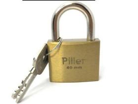 Cadeado 40Mm Latonado Zamac Na Cartela - Piller Cadeado 40Mm Latonado Zamac Na Cartela - Piller
