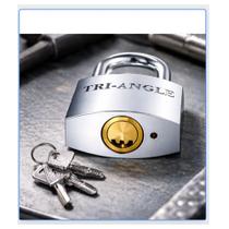 Cadeado 45mm Chave Atomica Corte a Laser Anti-copia Super resistente