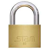 Cadeado 50 Mm Latao Macico Stam