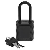 Cadeado ABS de Bloqueio 42mm 02 Chaves Preto Pado 51022936 Cadeado ABS de Bloqueio 42mm 02 Chaves Preto Pado 51022936