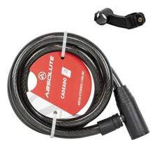 Cadeado Absolute 1,0Mx12Mm Espiral Chave Bike/Moto Cadeado Absolute 1,0Mx12Mm Espiral Chave Bike/Moto