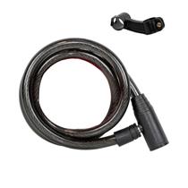 Cadeado Absolute 1,5MX6MM Espiral Chave Preto Cadeado Absolute 1,5MX6MM Espiral Chave Preto