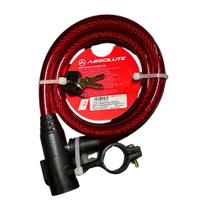 Cadeado Absolute Bicicleta Moto Espiral 1,0m x 12mm Cadeado Absolute Bicicleta Moto Espiral 1,0m x 12mm