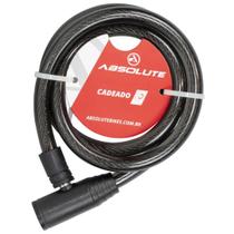 CADEADO ABSOLUTE COM SUPORTE 1,0M X 12mm BIKE E MOTO CADEADO ABSOLUTE COM SUPORTE 1,0M X 12mm BIKE E MOTO