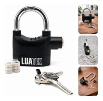 Cadeado antifurto bloqueador para bicicleta e moto com alarme luatek lkbl17 Cadeado antifurto bloqueador para bicicleta e moto com alarme luatek lkbl17