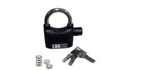 Cadeado Antifurto Com Alarme Bateria E Chaves Luatek