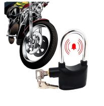 Cadeado Antifurto Com Alarme Sonoro Potente Moto Bike Portões Casa - EMB-UTILIT