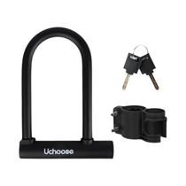 Cadeado Antifurto Em U Para Bicicleta E Moto: Acessório Conveniente Para Ciclismo Com Chave Cadeado Antifurto Em U Para Bicicleta E Moto: Acessório Conveniente Para Ciclismo Com Chave