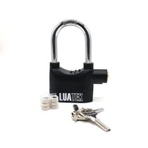 Cadeado Antifurto Para Moto Bike Portões Alarme Sonoro 110Db