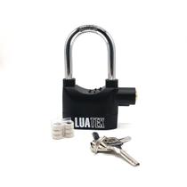Cadeado Antifurto Para Moto Bike Portões Alarme Sonoro 110Db